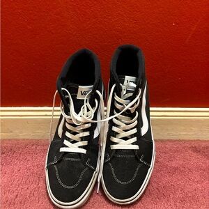Vans Black and White Classic Skate Sneakers